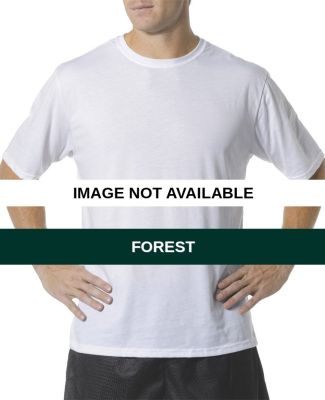 N3230 A4 Fusion Cotton Short Sleeve Crew Forest