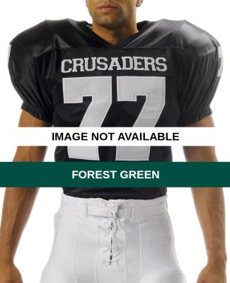 N4136 A4 Adult Game Jersey FOREST GREEN