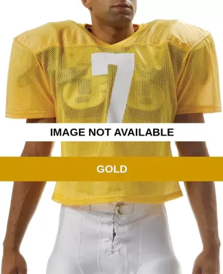 N4139 A4 Adult Practice Jersey GOLD