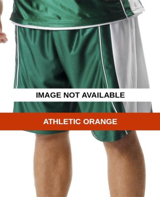 N5161 A4 Adult Teardrop Dazzle Short Athletic Orange