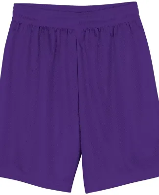 N5255 A4 9 Inch Adult Lined Micromesh Shorts PURPLE
