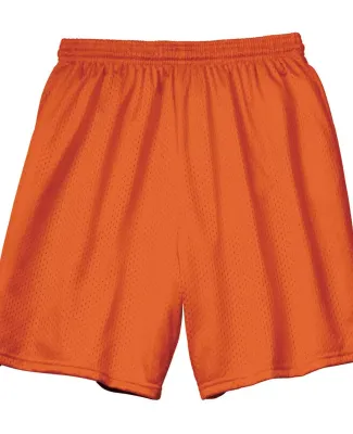 N5293 A4 Adult Lined Tricot Mesh Shorts ATHLETIC ORANGE