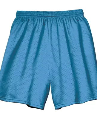 N5293 A4 Adult Lined Tricot Mesh Shorts LIGHT BLUE