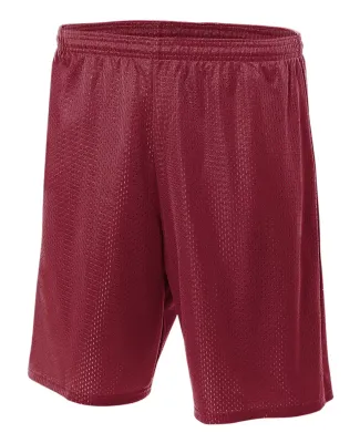 N5293 A4 Adult Lined Tricot Mesh Shorts CARDINAL