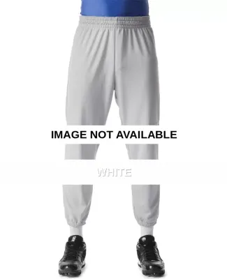N6120 A4 Adult Pull-On Baseball Pant WHITE