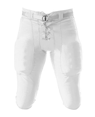 N6141 A4 Adult Game Pant Football White