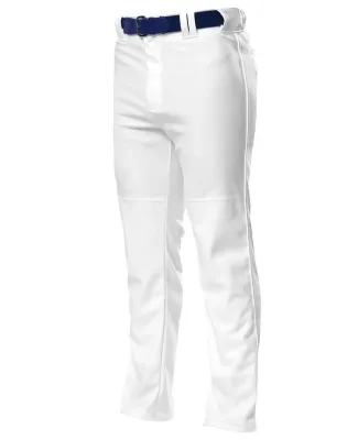 N6162 A4 Adult Pro Style Open Bottom Baggy Cut Bas WHITE