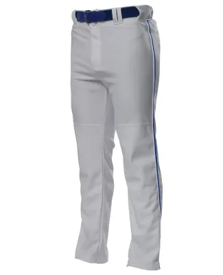 N6162 A4 Adult Pro Style Open Bottom Baggy Cut Bas GREY/ ROYAL