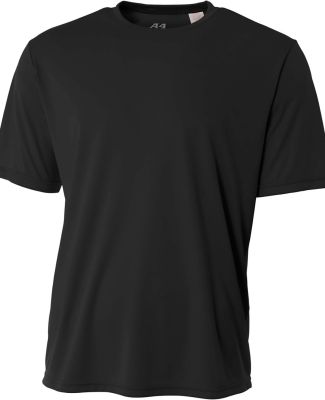 NB3142 A4 Youth Cooling Performance Crew Tee in Black