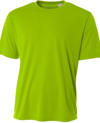 NB3142 A4 Youth Cooling Performance Crew Tee in Lime