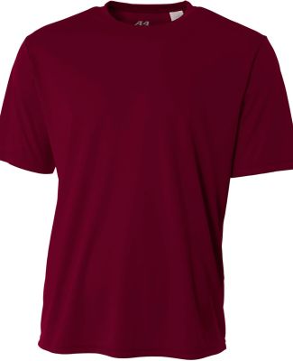 NB3142 A4 Youth Cooling Performance Crew Tee in Maroon