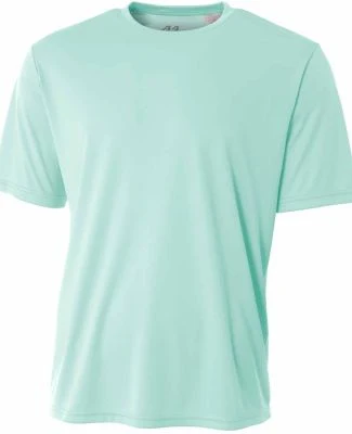NB3142 A4 Youth Cooling Performance Crew Tee in Pastel mint