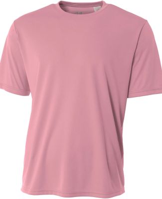 NB3142 A4 Youth Cooling Performance Crew Tee in Pink