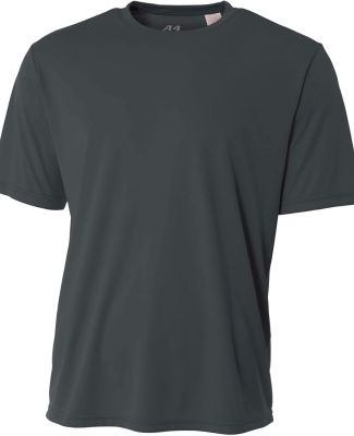 NB3142 A4 Youth Cooling Performance Crew Tee in Graphite