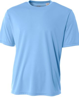 NB3142 A4 Youth Cooling Performance Crew Tee in Light blue