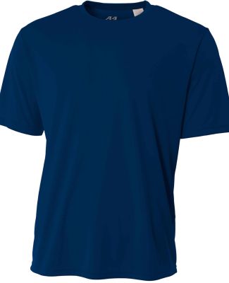 NB3142 A4 Youth Cooling Performance Crew Tee in Navy