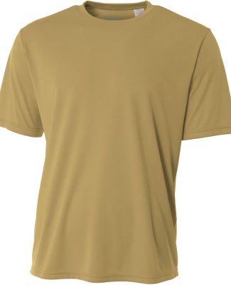 NB3142 A4 Youth Cooling Performance Crew Tee in Vegas gold