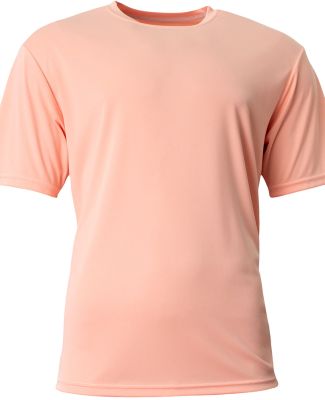 NB3142 A4 Youth Cooling Performance Crew Tee in Salmon