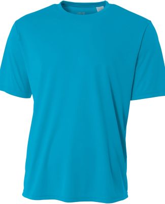 NB3142 A4 Youth Cooling Performance Crew Tee in Electric blue