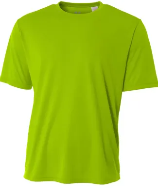 NB3142 A4 Youth Cooling Performance Crew Tee LIME