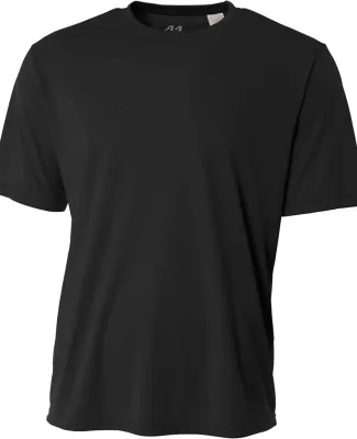 NB3142 A4 Youth Cooling Performance Crew Tee BLACK