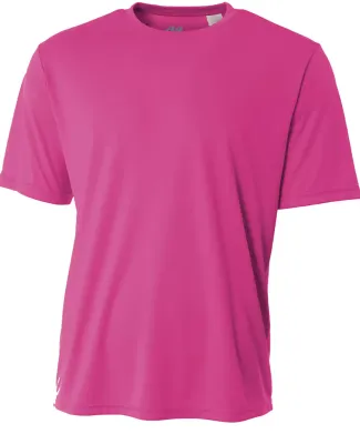 NB3142 A4 Youth Cooling Performance Crew Tee FUCHSIA
