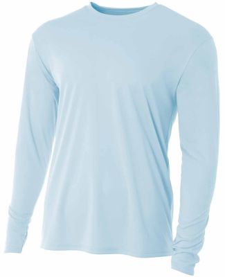 NB3165 A4 Youth Cooling Performance Long Sleeve Cr in Pastel blue