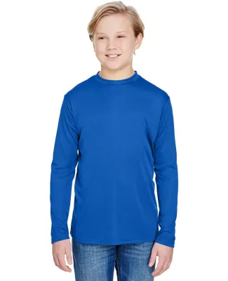 NB3165 A4 Youth Cooling Performance Long Sleeve Cr ROYAL