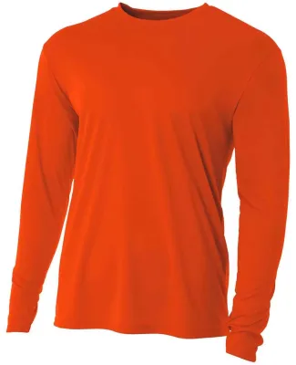 NB3165 A4 Youth Cooling Performance Long Sleeve Cr ATHLETIC ORANGE