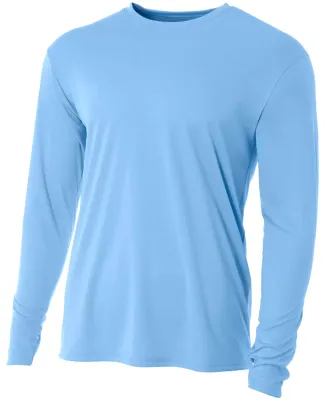 NB3165 A4 Youth Cooling Performance Long Sleeve Cr LIGHT BLUE