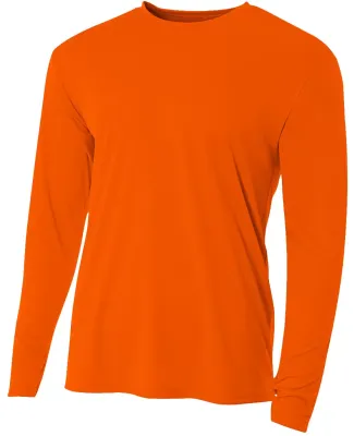 NB3165 A4 Youth Cooling Performance Long Sleeve Cr SAFETY ORANGE