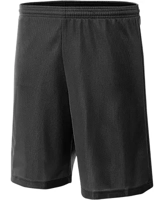 NB5184 A4 6 Inch Youth Lined Micromesh Shorts BLACK