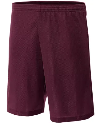 NB5184 A4 6 Inch Youth Lined Micromesh Shorts MAROON