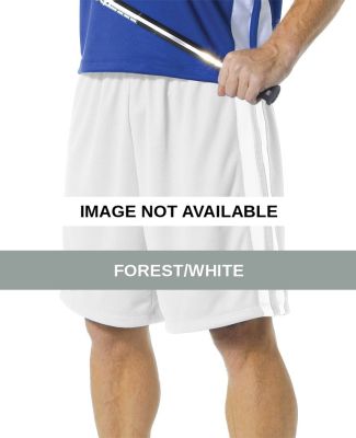 NB5320 A4 Youth Lacrosse Game Short Forest/White