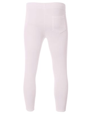 NB6120 A4 Youth Pull-On Baseball Pant White