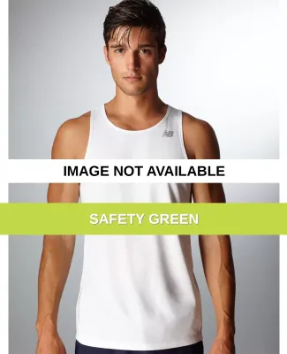 NB9138 New Balance Men's Tempo Running Singlet SAFETY GREEN