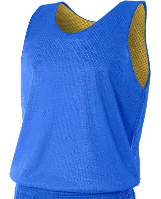 NF1270 A4 Adult Reversible Mesh Tank ROYAL/ GOLD