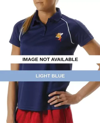 NW3197 A4 Adult Moisture Management Polo Shirt Light Blue