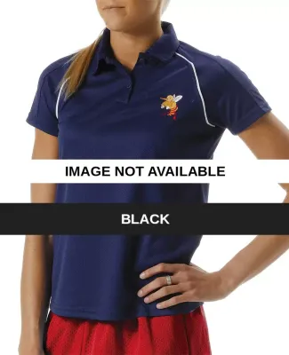 NW3197 A4 Adult Moisture Management Polo Shirt Black