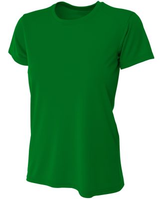 NW3201 A4 Women's Cooling Performance Crew T-Shirt in Kelly