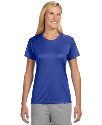 NW3201 A4 Women's Cooling Performance Crew T-Shirt in Royal