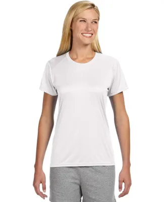 NW3201 A4 Women's Cooling Performance Crew T-Shirt WHITE