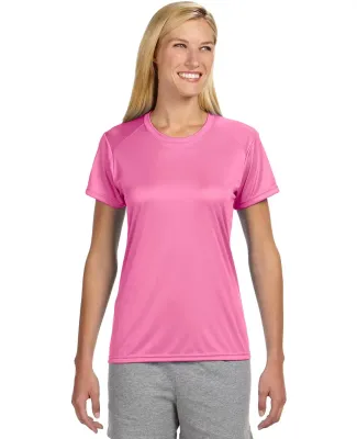 NW3201 A4 Women's Cooling Performance Crew T-Shirt PINK