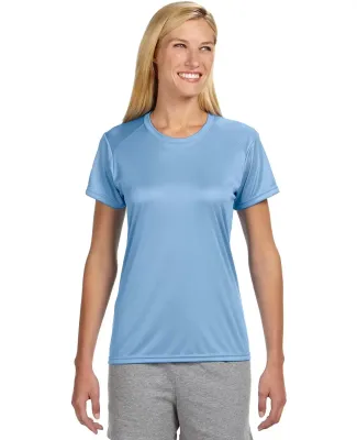 NW3201 A4 Women's Cooling Performance Crew T-Shirt LIGHT BLUE