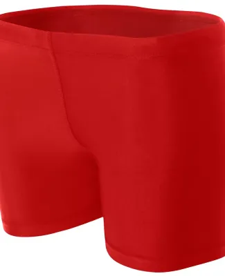 NW5313 A4 Women's 4" Compression Short SCARLET