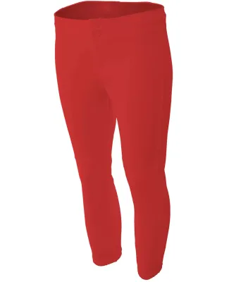 NW6166 A4 Adult Softball Pant RED