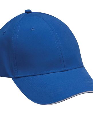 PE102 Adams Polyester Performer Cap in Royal/ white