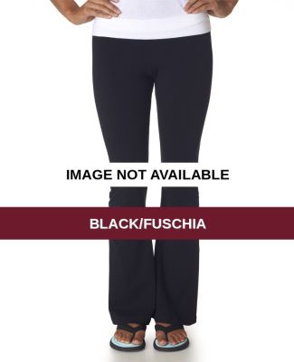S15 Boxercraft Ladies' Practice Yoga Pants Black/Fuschia
