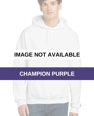 Champion S700 Logo 50/50 Pullover Hoodie Champion Purple