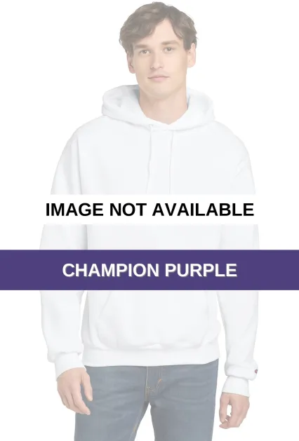 Champion S700 Logo 50/50 Pullover Hoodie Champion Purple